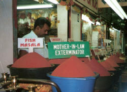 Auf dem Indian Market in Durban, gibt es jede Menge Gewrze